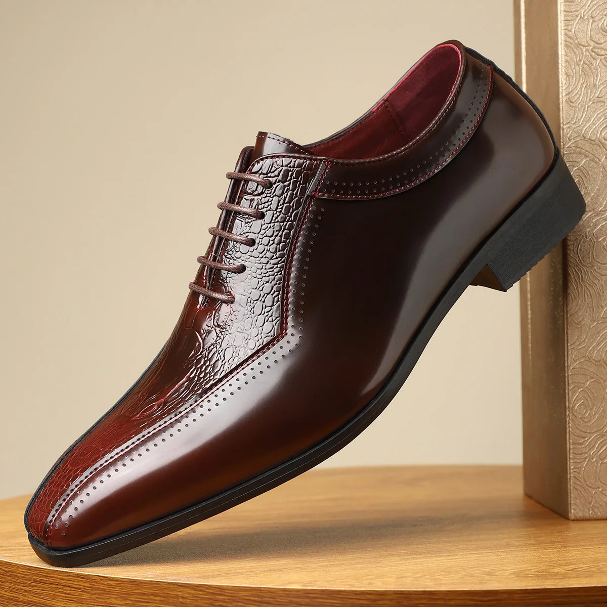 Sovereign Dual-Texture Oxfords