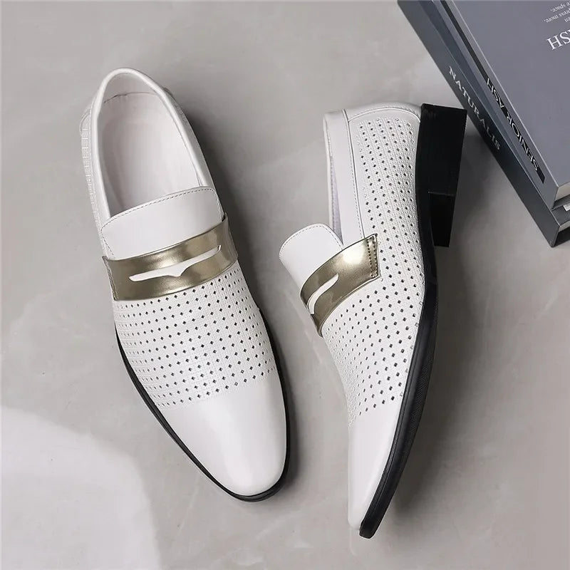 Norwood Perforated Leather Loafer