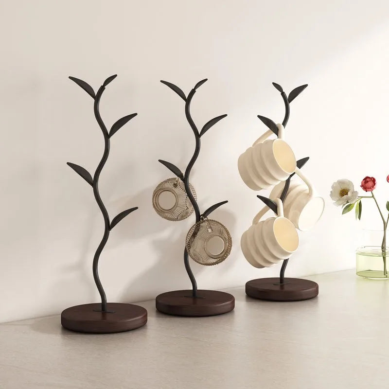 Vinecrest Walnut-Base Mug Tree