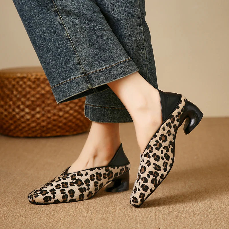 Aurora Leopard Heel