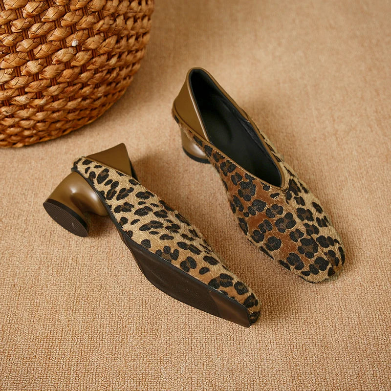 Aurora Leopard Heel