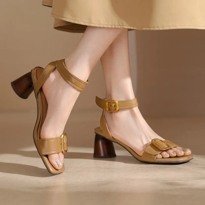 Verelle Leather Heels