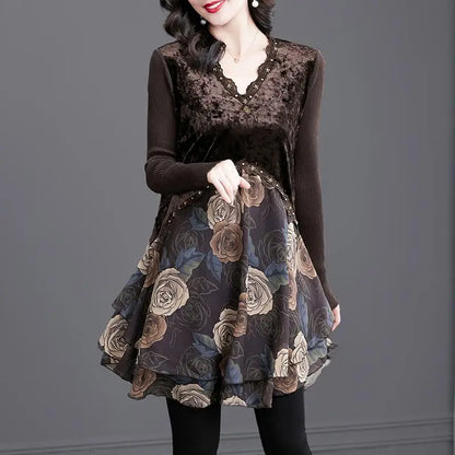 Floral Chiffon Dress