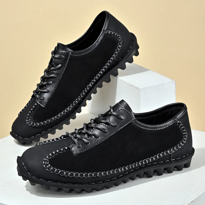 Gravito Classic Stitch Leather Shoes