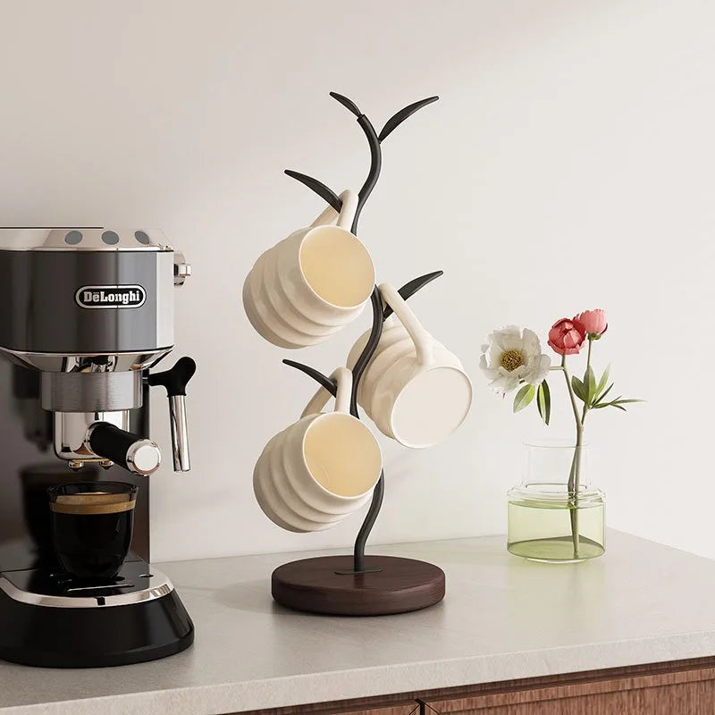 Vinecrest Walnut-Base Mug Tree