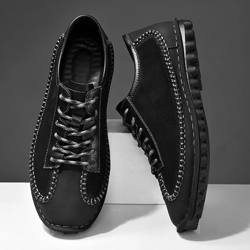 Gravito Classic Stitch Leather Shoes