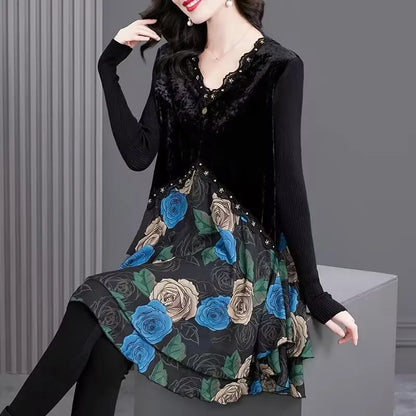 Floral Chiffon Dress
