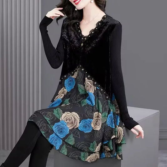 Floral Chiffon Dress
