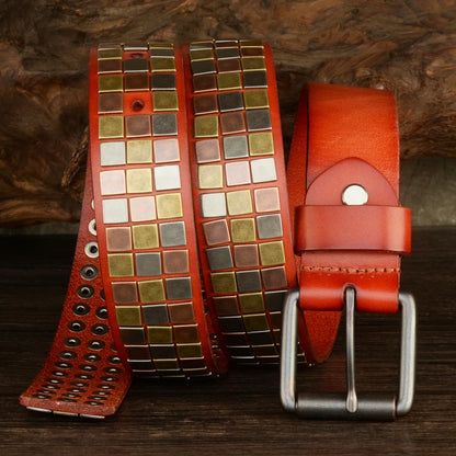 IronGrid Leather Belt