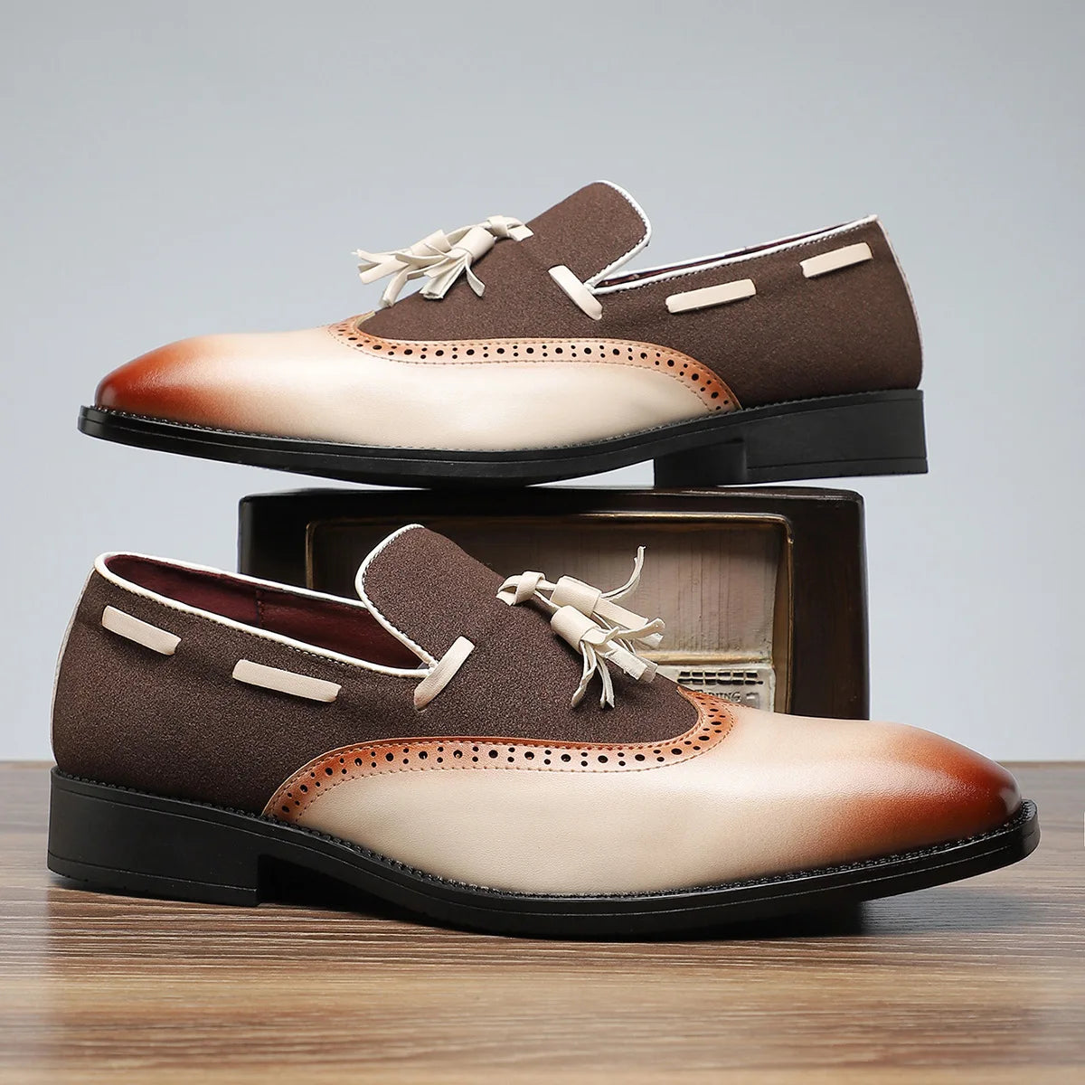 Elmont Two-Tone Loafer