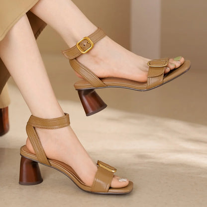 Verelle Leather Heels