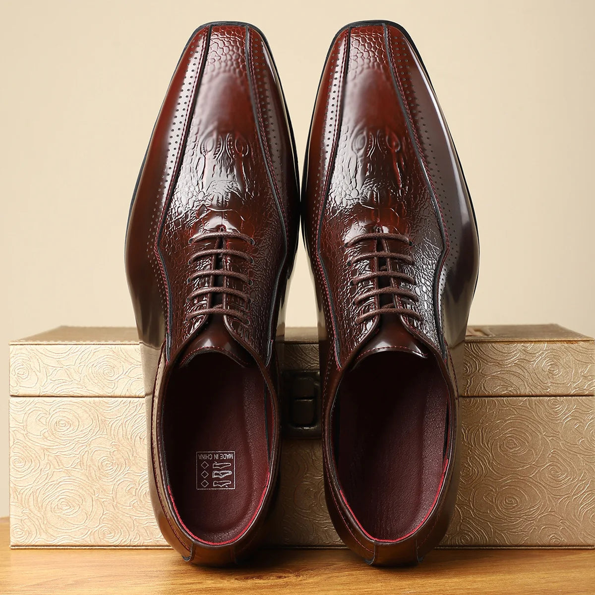 Sovereign Dual-Texture Oxfords