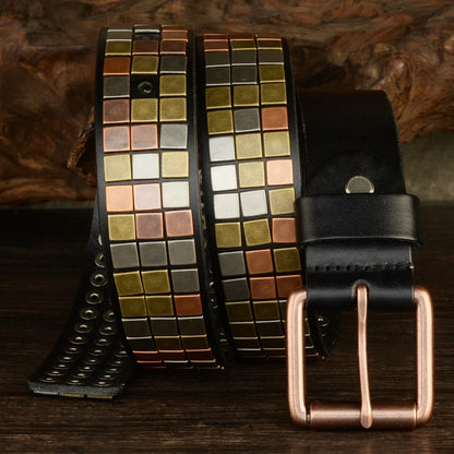 IronGrid Leather Belt