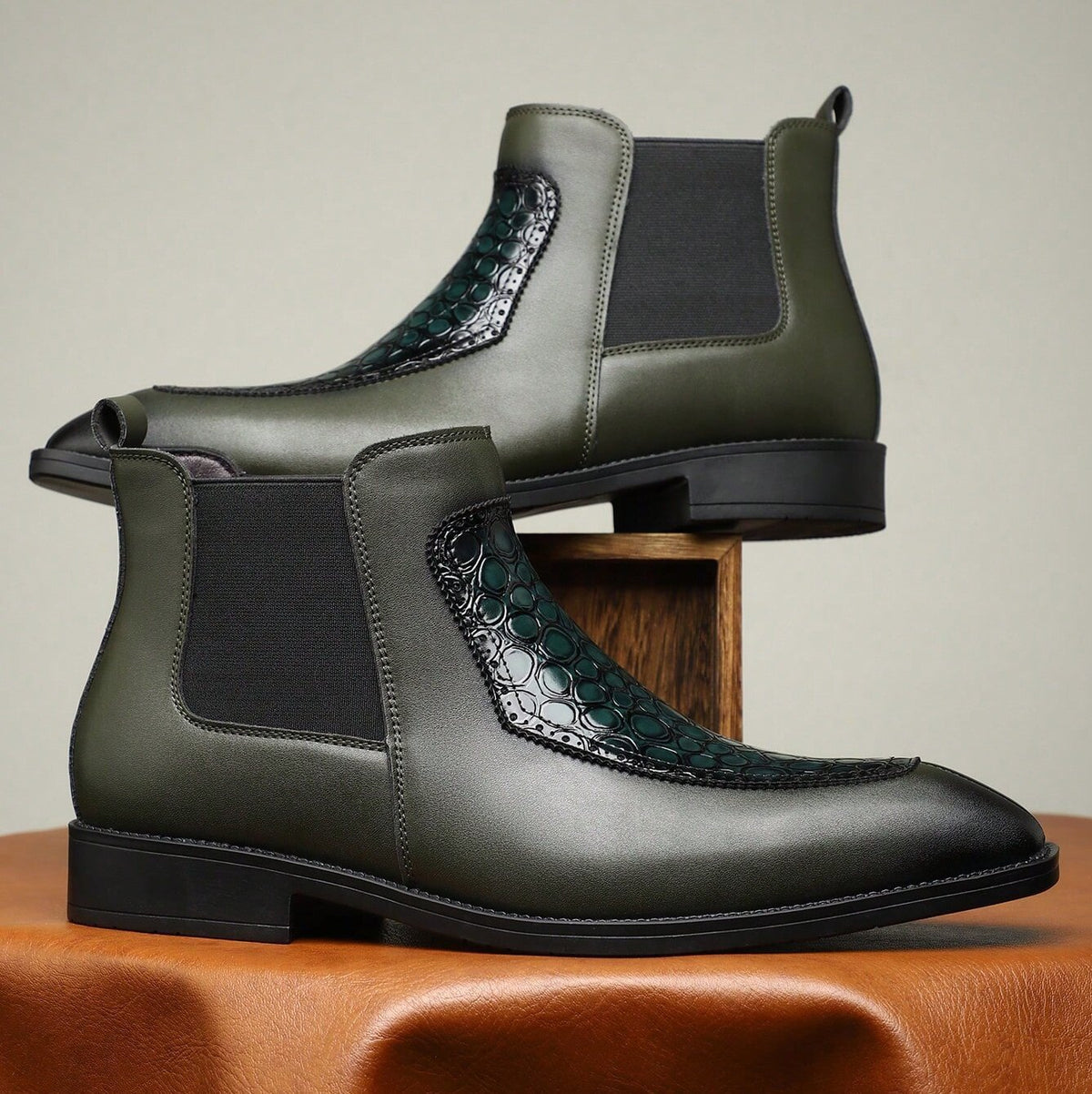 Cavallo Croc Chelsea Boot