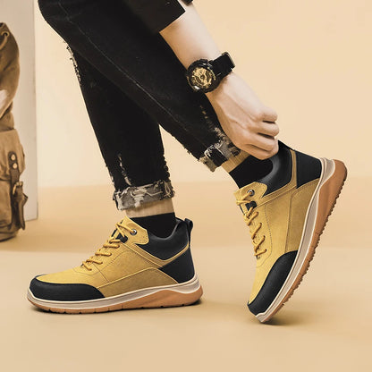 Summit Trek Leather Sneakers