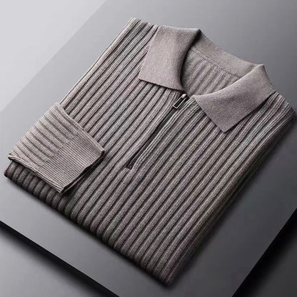 Classic Zip Polo Sweater