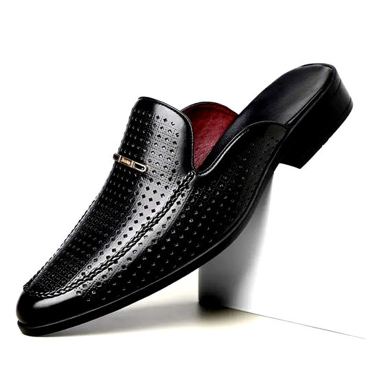 Marquee Perforated Leather Loafers