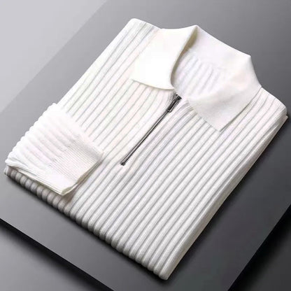 Classic Zip Polo Sweater